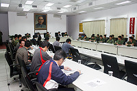 東引指揮部召開全民國防研討會,透過軍民共同合作強化國防力量。(圖:東引指揮部提供)