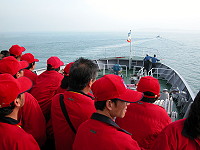 歷史足跡償宿願　馬祖湄洲一線牽　圖與文：曹重偉