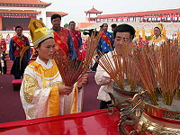 　媽祖神恩照兩岸　馬祖湄洲同沐恩　圖與文：曹重偉
