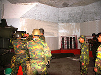 陸軍莒光地區指揮部進行「聯信操演重砲射擊」,由指揮官鄭上校全程坐鎮指揮。(圖/文:張惟程)