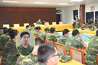 馬防部指揮官張中將勗勉各級主官應確實肩負起維護部隊安全的責任,並教導弟兄正確預防保健常識,共同消弭夏令期間常見危安因素。(圖/文:劉家興)