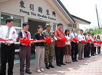 　東引衛生所隆重舉行落成啟用典禮。（圖／文：陳其敏）