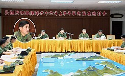 馬防部指揮官張中將日前主持軍紀策進檢討會時指出,連隊幹部應提升領導統御能力,秉持著「早日規劃,提早預防」的態度從事軍紀宣導,並善用溝通技巧,彼此交流意見,以凝聚官兵對連隊之向心力。(圖/文:簡志偉)