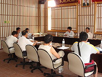 　觀光局邀集莒光旅遊住宿業者商討獎助遊客前往莒光旅遊住宿計畫座談會。（圖／文：陳樂團）