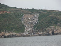 　北竿後浪坡垃圾場復育工程發包。（圖／文：陳鵬雄）