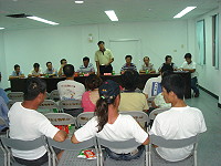 　莒光鄉田澳村村民大會現場。（圖／文：陳樂團）