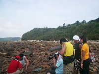 　GTV八大電視台「大特寫」節目於珠螺海灘取景。（圖／文：邱竟瑋）
