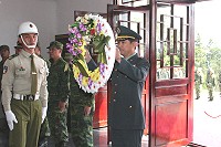 馬防部日前舉行九三軍人節秋祭國軍陣亡將士大典,由指揮官張中將擔任主祭,典禮肅穆而隆重,亦彰國軍緬懷袍澤、繼志承烈的優良傳統。(圖/文:簡志偉、劉家興)