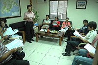 　東引鄉民代表會以改善交通為主題召開臨時會。（圖／文：陳其敏）