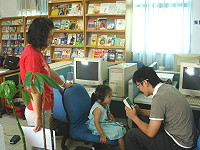 　介壽附幼小朋友接受職能治療專業的三合一篩檢，包括語言、職能、聽力三大部分，為小朋友成長仔細把關。（圖╱文：劉秋月）