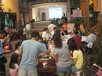 　中秋燒烤晚會邀請東莒鄉親齊聚。（圖／文：林冰芳）