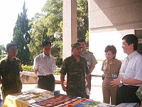 　九十六年度國防部菸害暨檳榔防制督訪評鑑，於馬祖軍醫院進行書面審查。（圖／文：邱竟瑋）
