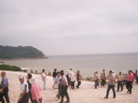　馬管處入口附近，門庭若市，前天共有兩百四十五人造訪該處。（圖／文：邱竟瑋）