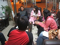 　推動及協助社造工作，連江縣社造中心抵達莒光地區與社協成員面對面。（圖／文：林冰芳）