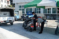 　環保局舉辦汽機車排氣檢測，地區車輛合格率相當高。（圖／文：曹重偉）