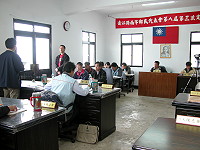 　南竿鄉九十七年度預算審查鄉代會三讀通過，共刪減一百二十九萬一千元，審查過程幾度出現緊繃場面。（圖╱文：劉秋月）