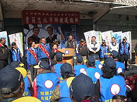　國民黨立委參選人曹爾忠北竿競選總部成立，多位中央委員來馬相挺。（圖／文：陳鵬雄）