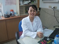 　莒光衛生所主任陳筱琪正式上任。（圖／文：林冰芳）