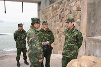 馬防部指揮官視導高登地區戰備現況 圖與文:王炯明
