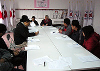 　縣府環保局邀集各鄉及軍方環保人員召開「國家清潔週工作會議」，敲定各鄉國清週實施日期。（圖／文：曹重偉）
