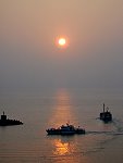 日落而息　圖與文：陳其敏