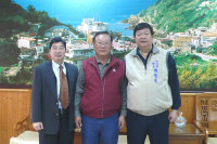 　難忘馬祖好友，消防署前署長趙鋼再次來馬訪問，陳雪生再次感謝他任內對本縣消防業務的協助與支持。（圖／文：曹重偉）