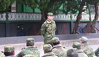 副指揮官主持差假官兵離營宣教 圖與文:莊郁傑