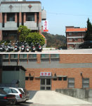 連江縣立醫院特別設置急診室指示廣告燈,提醒前往就診的軍民密切注意。(圖/文:曹重偉)
