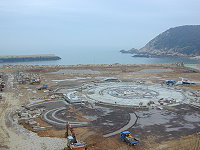 　介壽海埔新生地為居民遊客打造一處全方位的休閒空間，即將於今年九月完工啟用。（圖／文：鄭慧菁）　