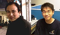 　東莒新面孔－燈塔主任陳信男（左）及村聯合辦公處幹事劉冠廷（右）。（圖：東莒國小校長王建華提供）
