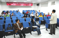 　馬管處本年度「解說志工及觀光導覽解說員基礎培訓」登場，副處長林建成期勉志工們習得基本功，為地方觀光貢獻心力。（圖／文：曹重偉）