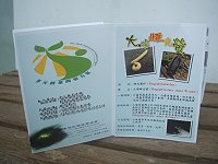 　具有宣傳及教科書功能的大場雌光螢摺頁小書出版。（圖／文：林冰芳）
