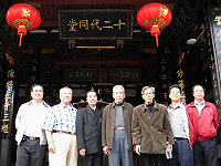 　山隴境白馬尊王廟今年赴長樂龍山寺五位靈公祖廟進香，日前由廟管會主委邱英標、縣議員陳書建率考察小組赴對岸協調及勘察進香路線。（圖：山隴境白馬尊王廟管理委員會提供）