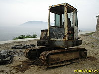 　北竿大坵島疑似被大陸人登島偷走所有與銅鐵有關的設施。（圖／文：陳鵬雄）