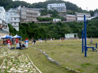 揮出健康、遠離菸害慢壘賽西莒火熱開打。(圖/文:陳樂團)