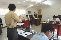 　北竿鄉代會進行本會期第一天鄉政總質詢的議程。（圖／文：陳鵬雄）