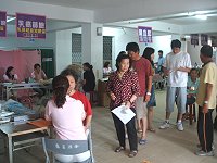 　整合式健康檢查東莒民眾準時報到。（圖／文：林冰芳）