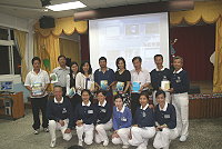 　慈濟基金會桃園志工，送書香到馬祖、愛灑傳善緣。（圖：鐵板社區發展協會提供）