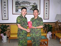 主任主持離職幹部約見。(圖/文:陳志堅)