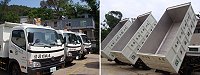 　環保又添生力軍！八輛傾卸式全新資源回收車加入工作陣營，陸續投入各鄉執行資源回收業務。（圖／文：曹重偉）