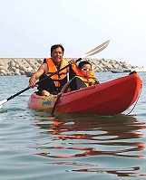 　FUN暑假去馬祖，獨木舟快樂遊。（圖：縣府觀光局提供）