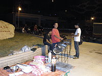 　福澳碼頭之夜。（圖與文：劉秋月）