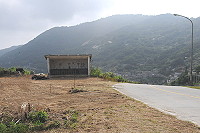 　芹壁中山國中上方候車亭及周邊將規劃為新景點。（圖／文：陳鵬雄）