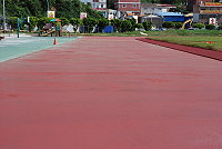 　福澳運動場動起來。（圖／文：鄭慧菁）