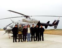 地區緊急後送直昇機業務由中興航空公司接手，圖為該公司馬祖服務團隊。（圖／文：曹重偉）