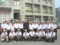  　基隆市長張通榮率該市一級主管來馬慰問子弟兵及縣政參訪，受到縣長陳雪生的熱情歡迎。（圖／文：曹重偉）