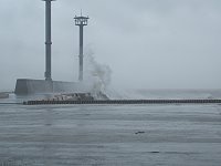　海象惡劣，莒光對外交通全面停駛。（圖／文：林冰芳）   