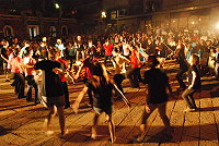 　二○○八馬祖秋慶「鐵板燒塔節」，熱鬧登場、溫馨閉幕。（圖／文：鄭慧菁）