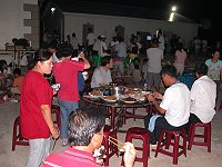 　東莒鄉親昨晚在五星級的活動場地舉辦中秋慶祝晚會。（圖／文：林冰芳）