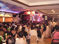 　土城巿馬祖同鄉會於古都餐廳禮堂舉行三合一慶祝活動，現場嘉賓雲集，賓主盡歡。（圖：土城市馬祖同鄉會提供）